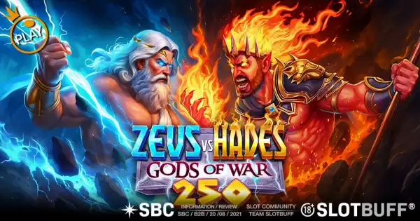제우스 vs 하데스 갓즈 오브 워 250 [Zeus vs Hades Gods of War 250]